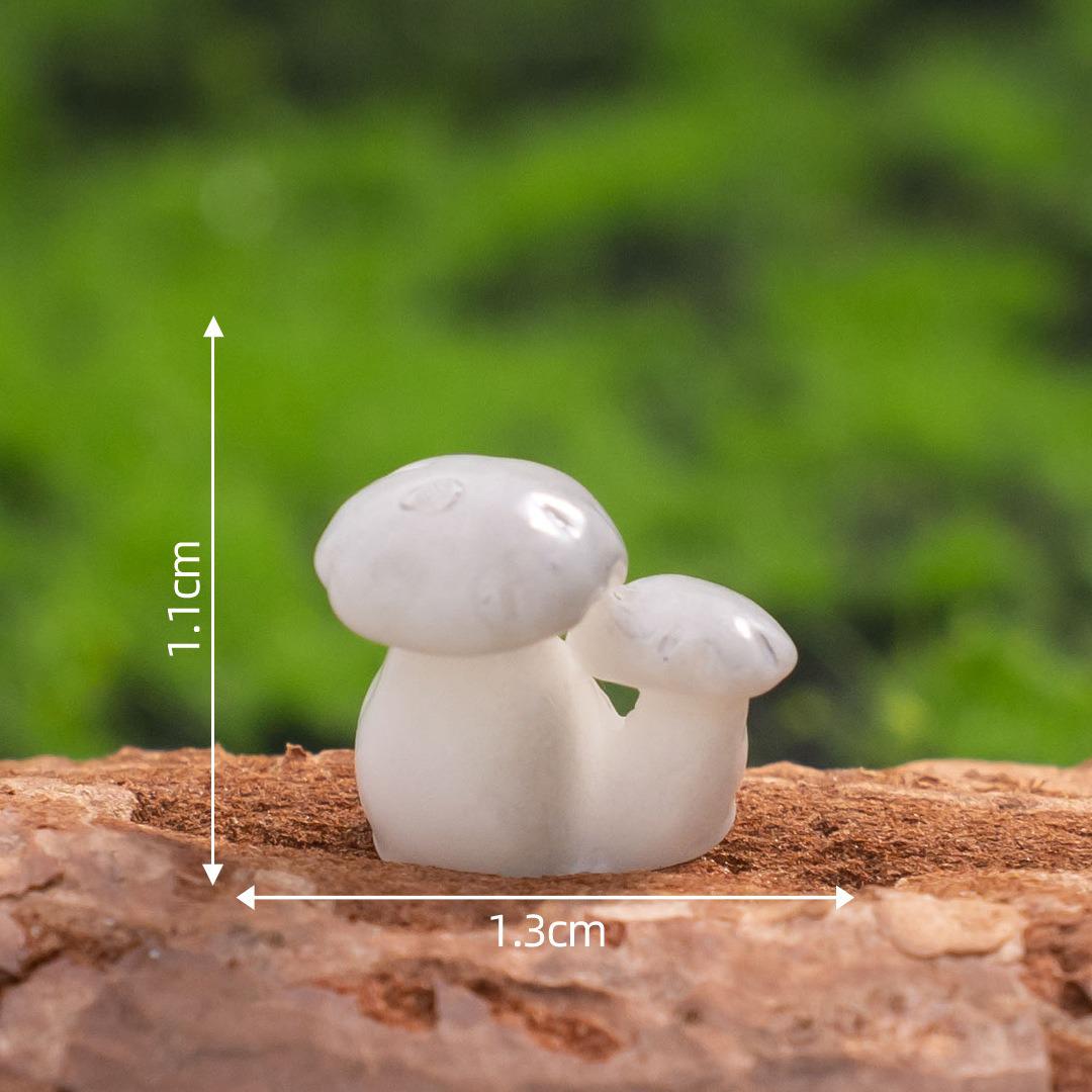 

Микроландшафтные украшения из грибов и мха для домашнего декора — аксессуары из смолы для горшков с суккулентами, сделанные своими руками.