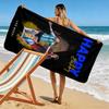 Messi Valor Print Strandtuch, Großes Weiches Schnelltrocknendes Handtuch für Strand Camping Schwimmen