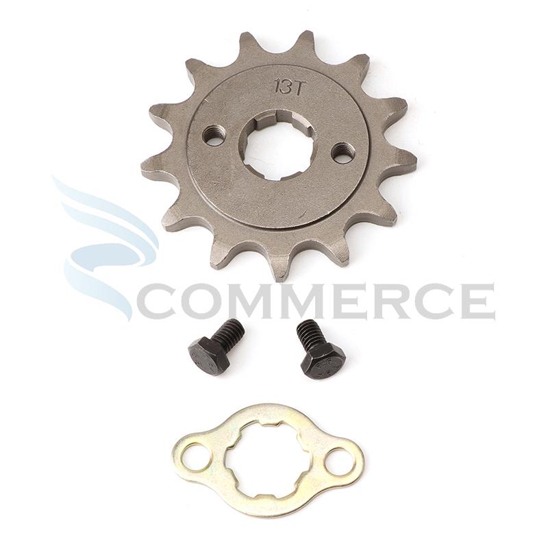 520# 20MM 10 11 12 13 14 15 16 18 19 20 21 22 Tooth Front Engine Sprocket for 150 200 250cc ATV Quad Dirt Bike Motorcycle Parts