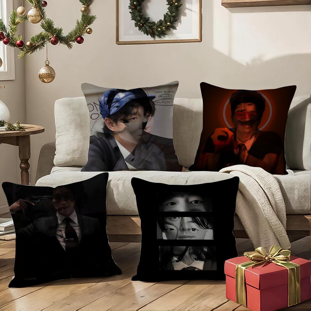 Actor Gong Yoo Cushion Cover Pattern Printed Pillowcase For Living Room Sofa Cushion Cover & Bedroom Decor