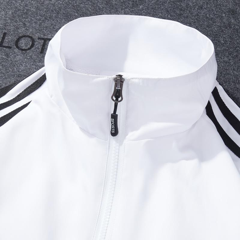 Spring and Autumn New Fashion Sports Fashion Men's Cardigan Stand Collar Jacket Trendy Sports Casual Loose Top Jacket