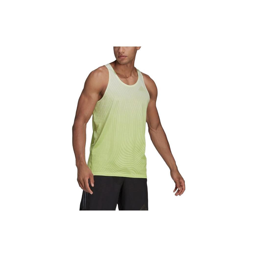 

New Adidas Tank Tops Men s Acid Green HE4647 L