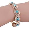Women's Elegant Wedding Banquet Bangle Cocktail Party Rhinestone Bracelet