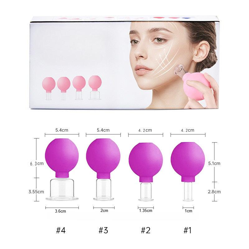 Massage Body Cups Vacuum Face Cupping Massage Glass Cupping Facial Skin Lifting Body Massage Tool