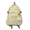 Junior High School Student Schoolbag Female Letter Backpack Commuter Solid Color Backpack