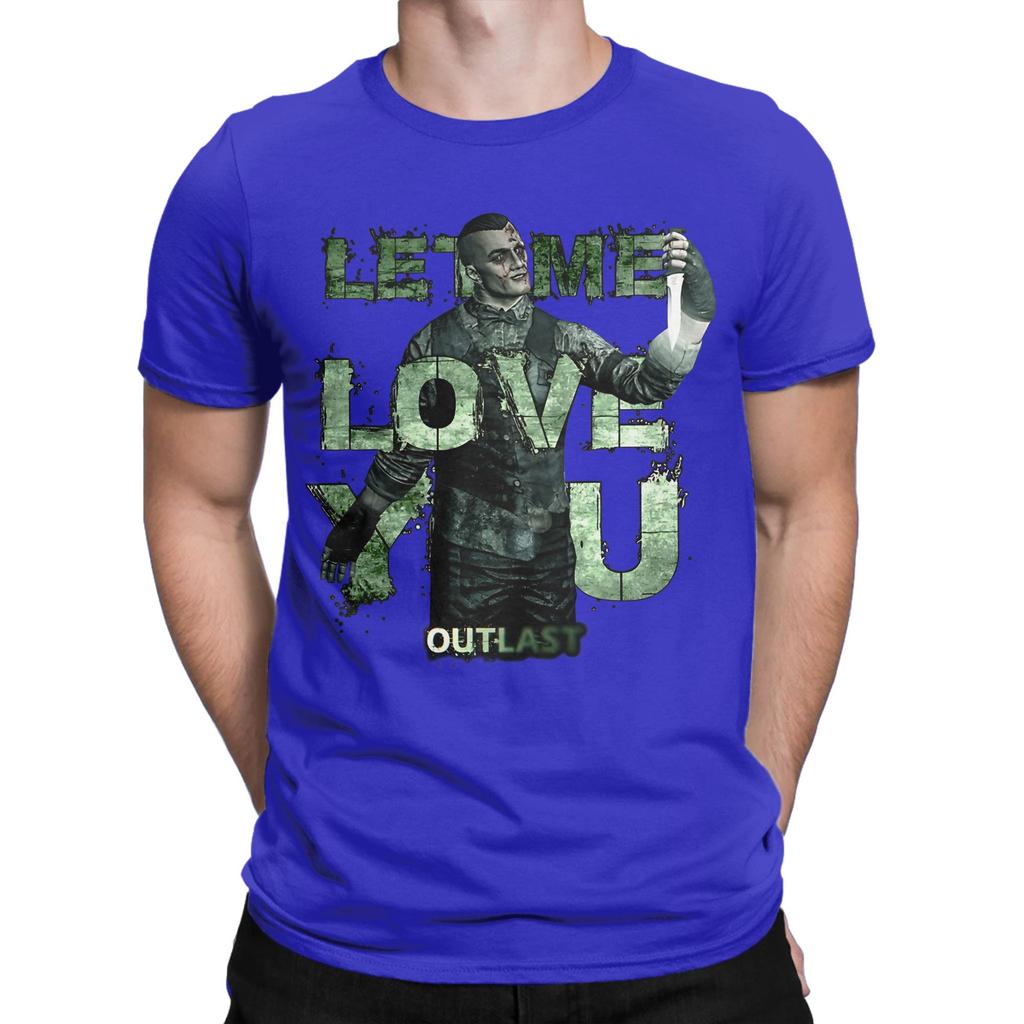Outlast Eddie Gluskin Unisex T Shirts Casual Tee Shirt Short Sleeve Round Collar Tshirts Pure Cotton Gift Idea Tops