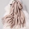 Winter 100% Wool Scarf For Women Fashion Luxury Thick Shawls Wraps Pashmina Ladies Foulard Femme Warm Cashmere Scarves Echarpe