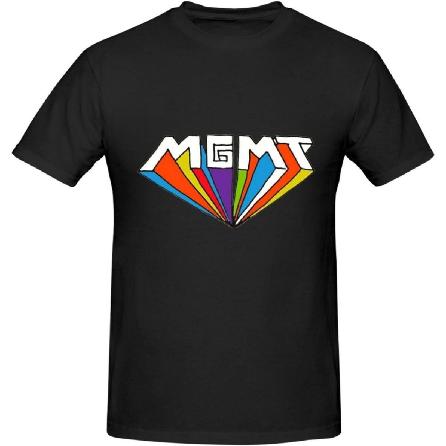 

MGMTS Men s T-Shirt Basic Short Sleeve Tee Fashion Classic Music Casual Top(3) XXXXXL чорний