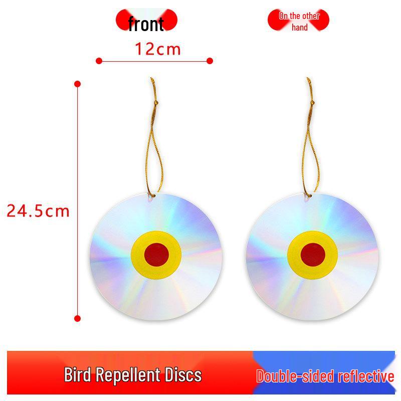 Reflective Laser Bird Deterrent Ornament for Balcony and Courtyard.