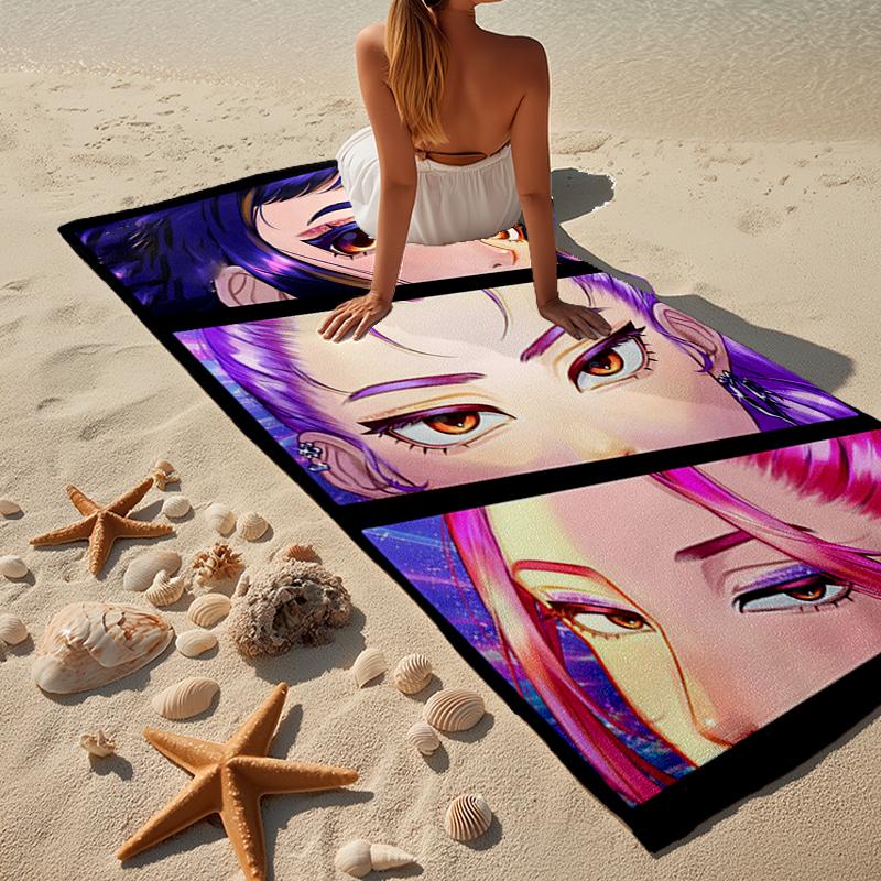 K-pop Stars United Beach Towel, Super Soft Microfiber, Gift for Her/Him, Birthday, for Pool, Beach, Travel, Home Decor Fan Gifts