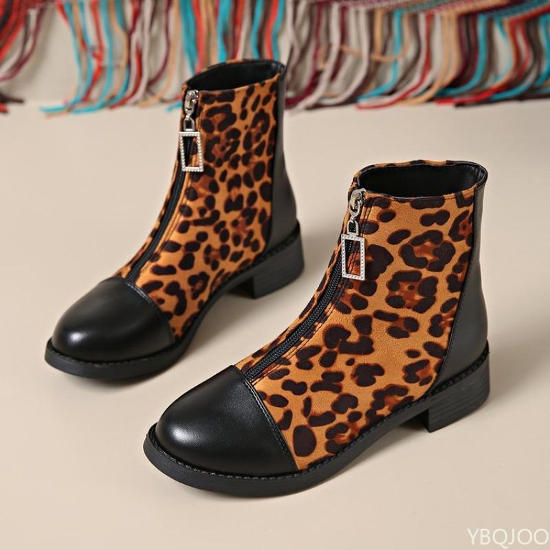 Modische vielseitige Herbst Winter neuer Stil dicker Absatz eckige Spitze Damenstiefel elegant minimalistisch Damen Kurzstiefel