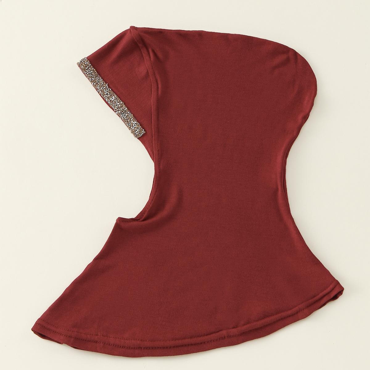 Алмазный мусульманский полный подхиджабник женский хлопковый трикотажный хиджаб эластичный бонет однотонный подшарф модная внутренняя повязка на голову тюрбан