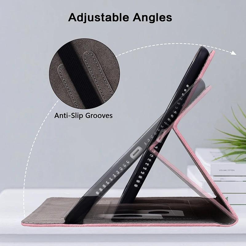 Leather Case For Samsung Galaxy Tab A9 + 8.7 Plus S5e T720 Tablet Cover Tab A 10.1 T510 A8 X200 X115 10.5 S6 A7 Lite 10.4 Case