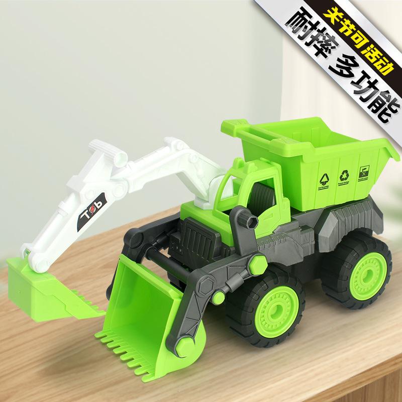

Multifunctional Excavator, Toy Car Three-in-one, Excavator Forklift Dump Toy жовтий