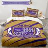Sanfrecce Hiroshima Printed Pattern Duvet Cover Set – Includes 1 Duvet Cover and 2 Matching Pillowcases Bedroom Decor Christmas Gifts