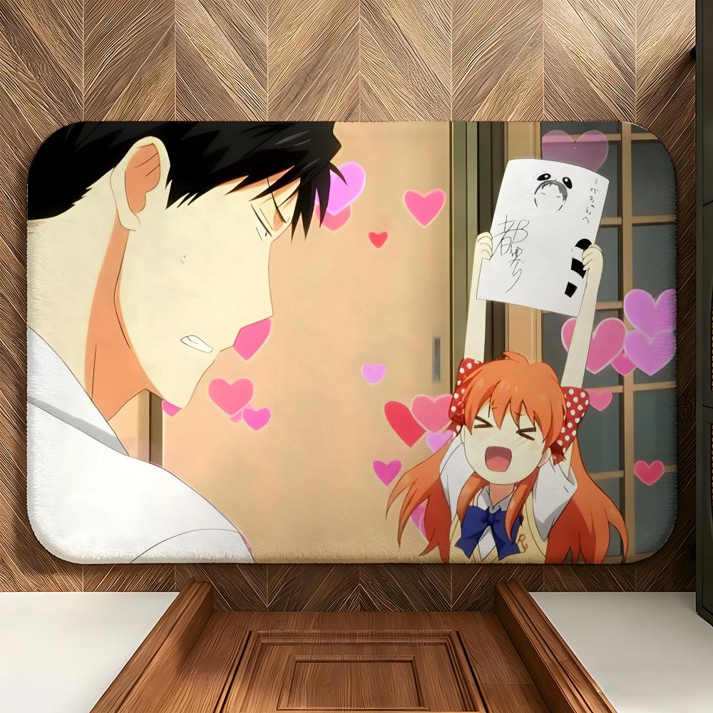 Anime Monthly Girls Nozaki-kun Floor Mat Soft Flannel Floor Mat  Suitable for Entryways, Living Rooms, Bedrooms, and Bathrooms