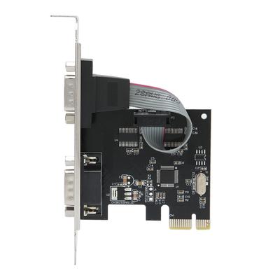 Placă de expansiune serială PCIE cu 2 porturi Adaptor chip RS232 9PIN WCH382L pentru Windows9898SEOS X