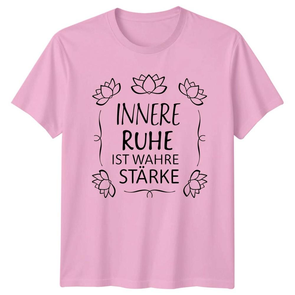 Innere Ruhe Ist Wahre Strke Unisexs TShirt Mindfulness Yoga Gift For Her