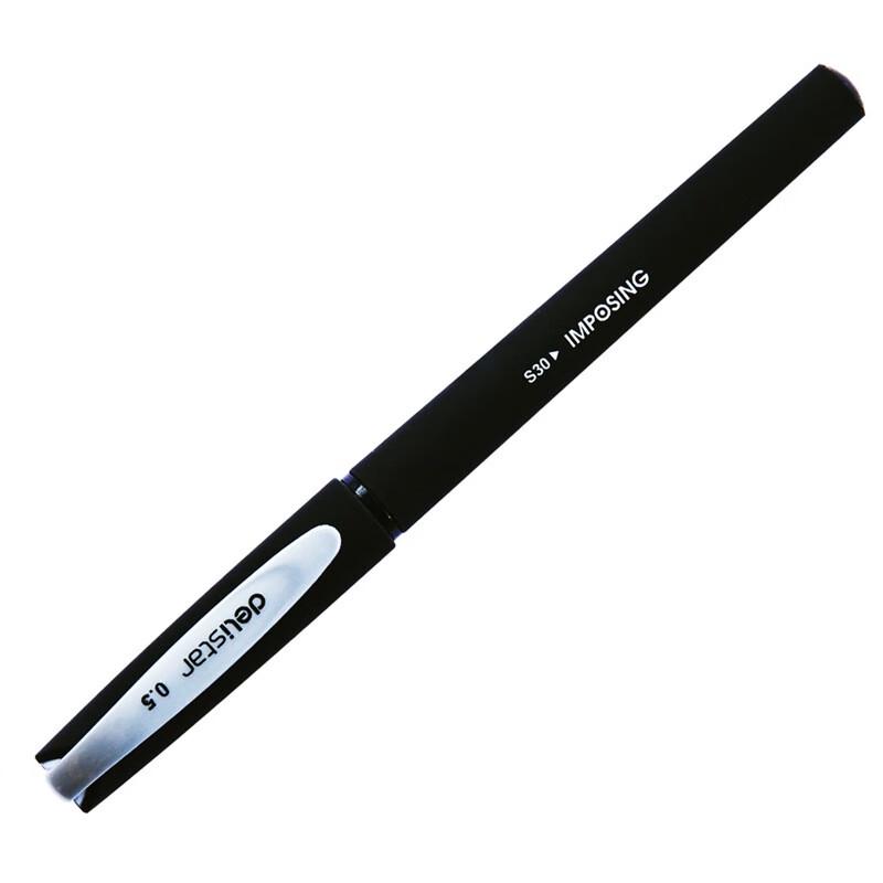 Deli 0.5mm Black Gel Pen (12-pack)