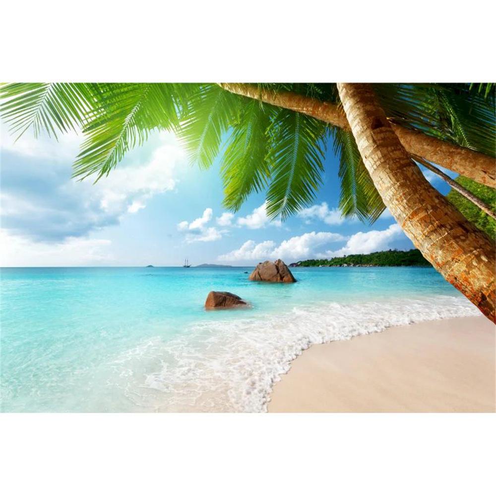 5d Diy Diamond Embroidery Seaside Full Round Diamond Painting Kits Beach Landscape Mosaic Rhinestone Puzzle Decoration