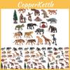 Authentic 24 Piece Ancient Era Animal Model Collection With Realistic Design And Static Display