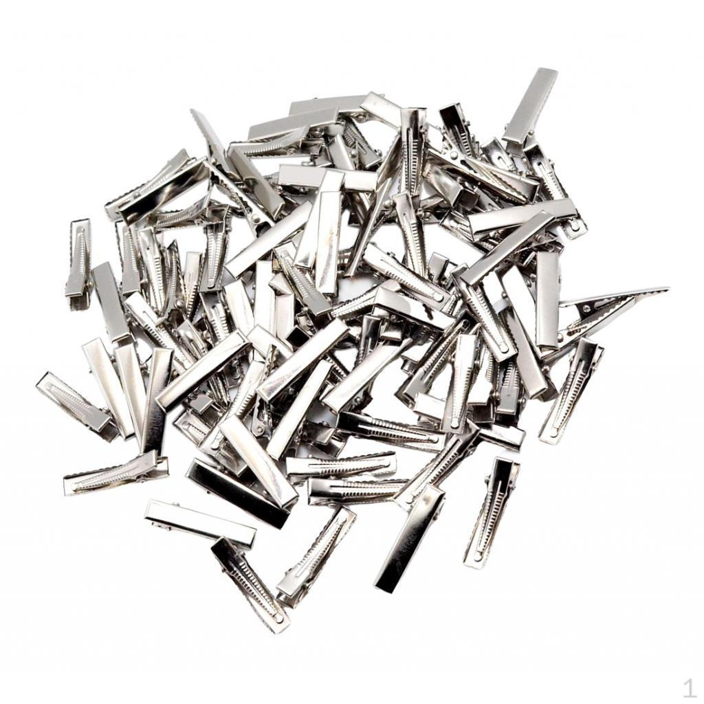 Pack Flat Single Prong Alligator Barrettes DIY