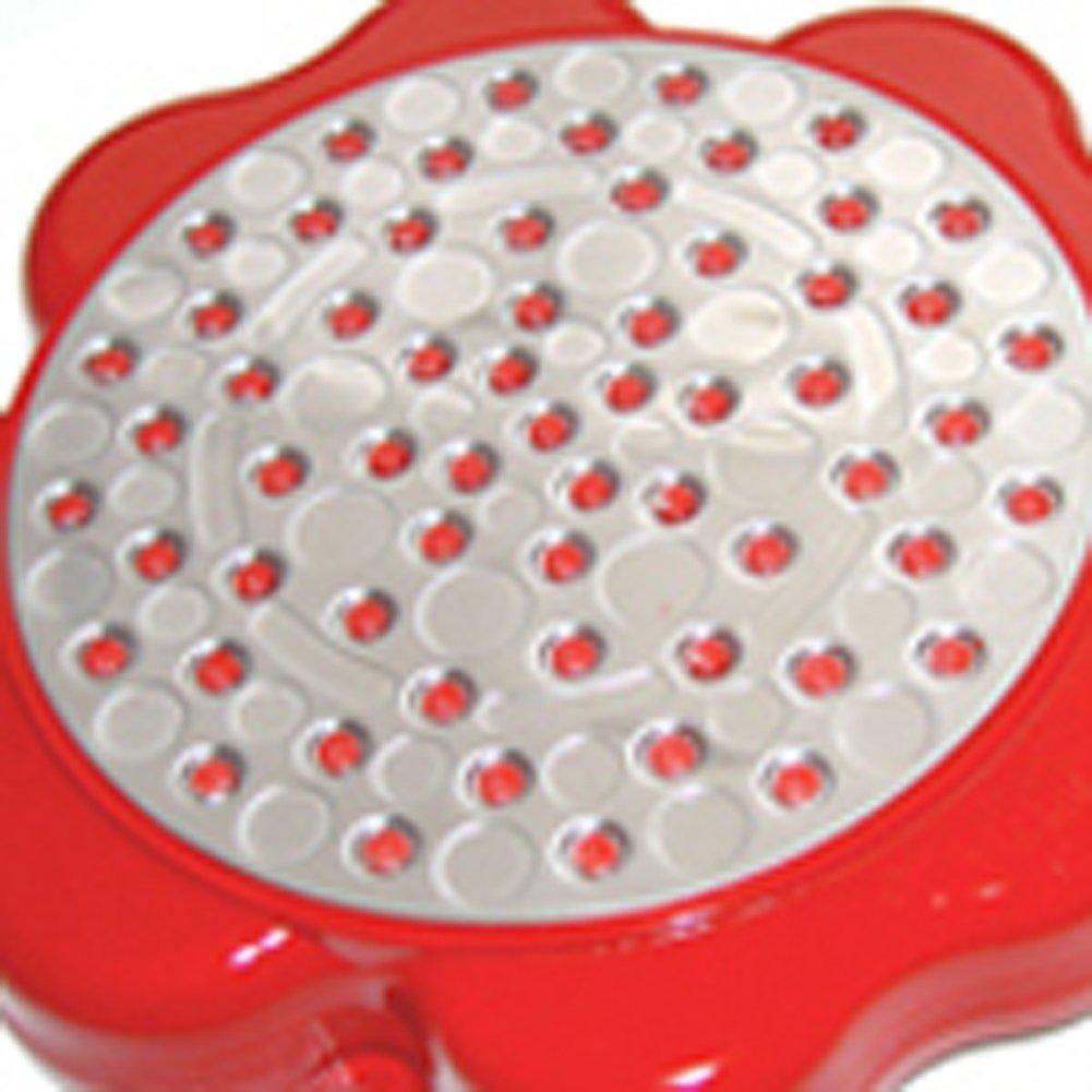 Sugiyama Metal IH-Compatible "Shiawase Wo Brings Happiness" Four-Leaf Frying Pan, Red, KS-2812