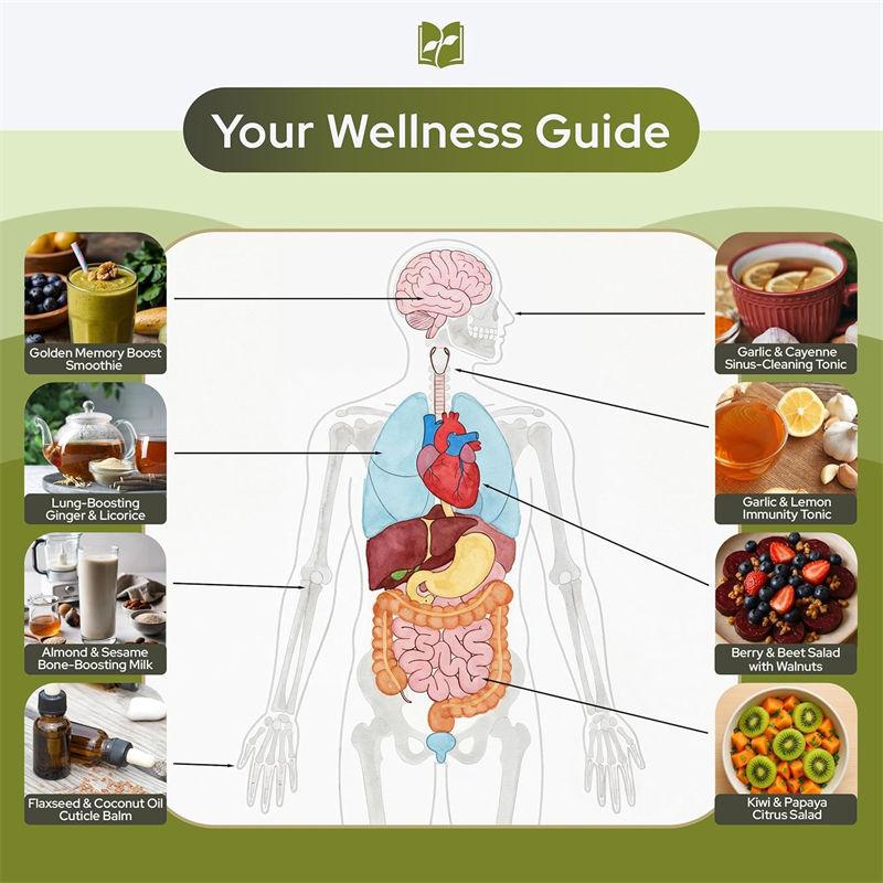 Podręcznik naturalnego leczenia Przewodnik w oprawie spiralnej na temat ziół leczniczych i naturalnych podręczników