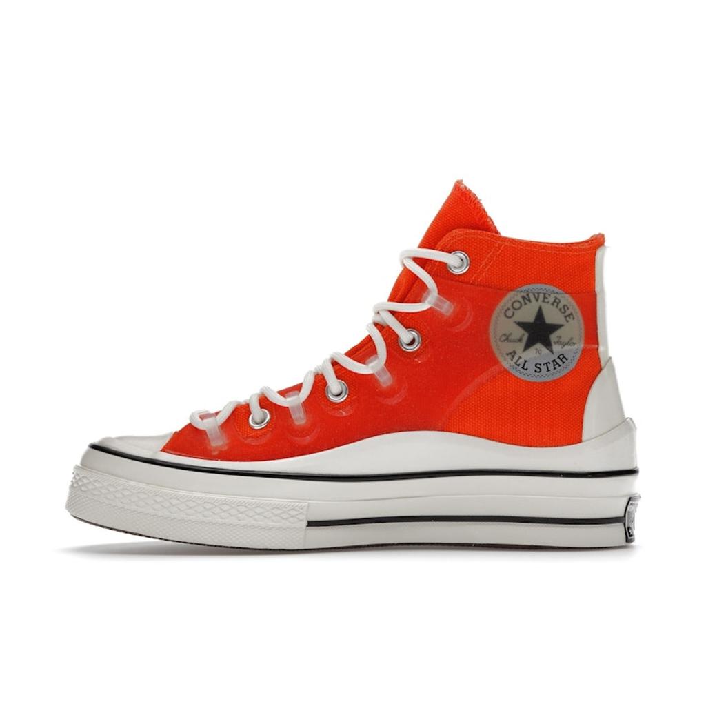 Converse Chuck 70 Utility High Hybrid Function - Bold Mandarin Unisex tenisky Orange Egret Black 172254C