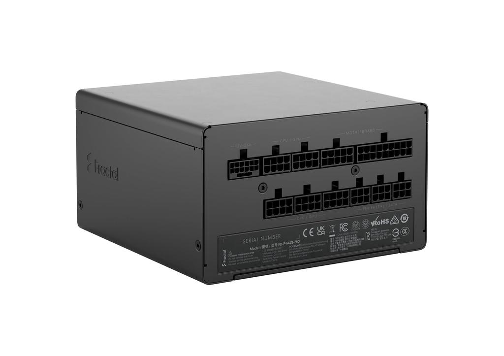 Fractal Design Ion 3 Gold 750W Black PC Power Supply Unit PS1669 FD-P-IA3G-750