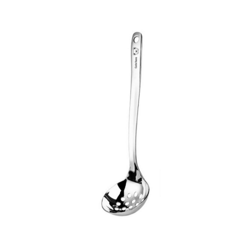 Stainless Steel Hot Pot Spoon High Temperature Resistance Slotted Spoon Soup Ladle  Kitchen
