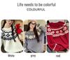 2026 Women's Fair Isle Wool Sweater Pullover, Round Neck, Age-Reducing Academic Style, Thick Base Layer, Pairs with JK.