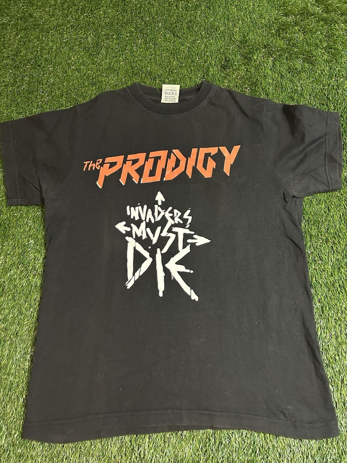 Vintage 2009 The Prodigy Invaders Must Die Tour Band T Shirt Sz S Y2K 2000s EDM Unisex T-Shirt S
