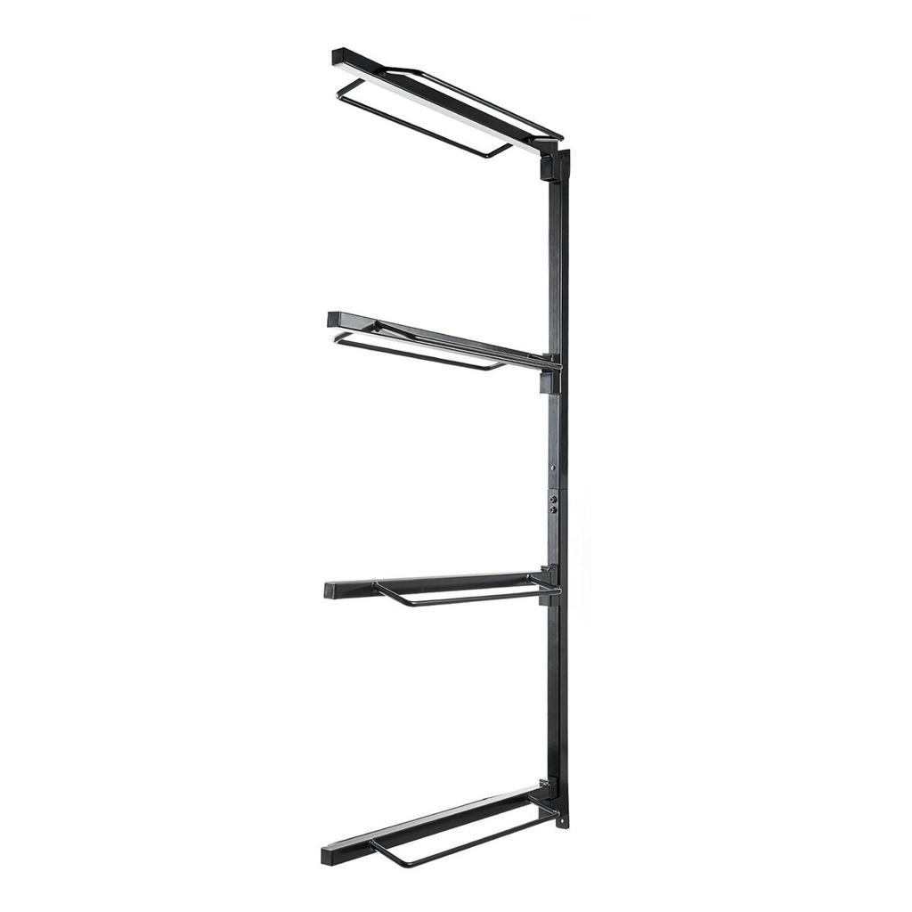 Wall Mount Saddle Rack Four Tiers Western & English Horse Saddle Holder