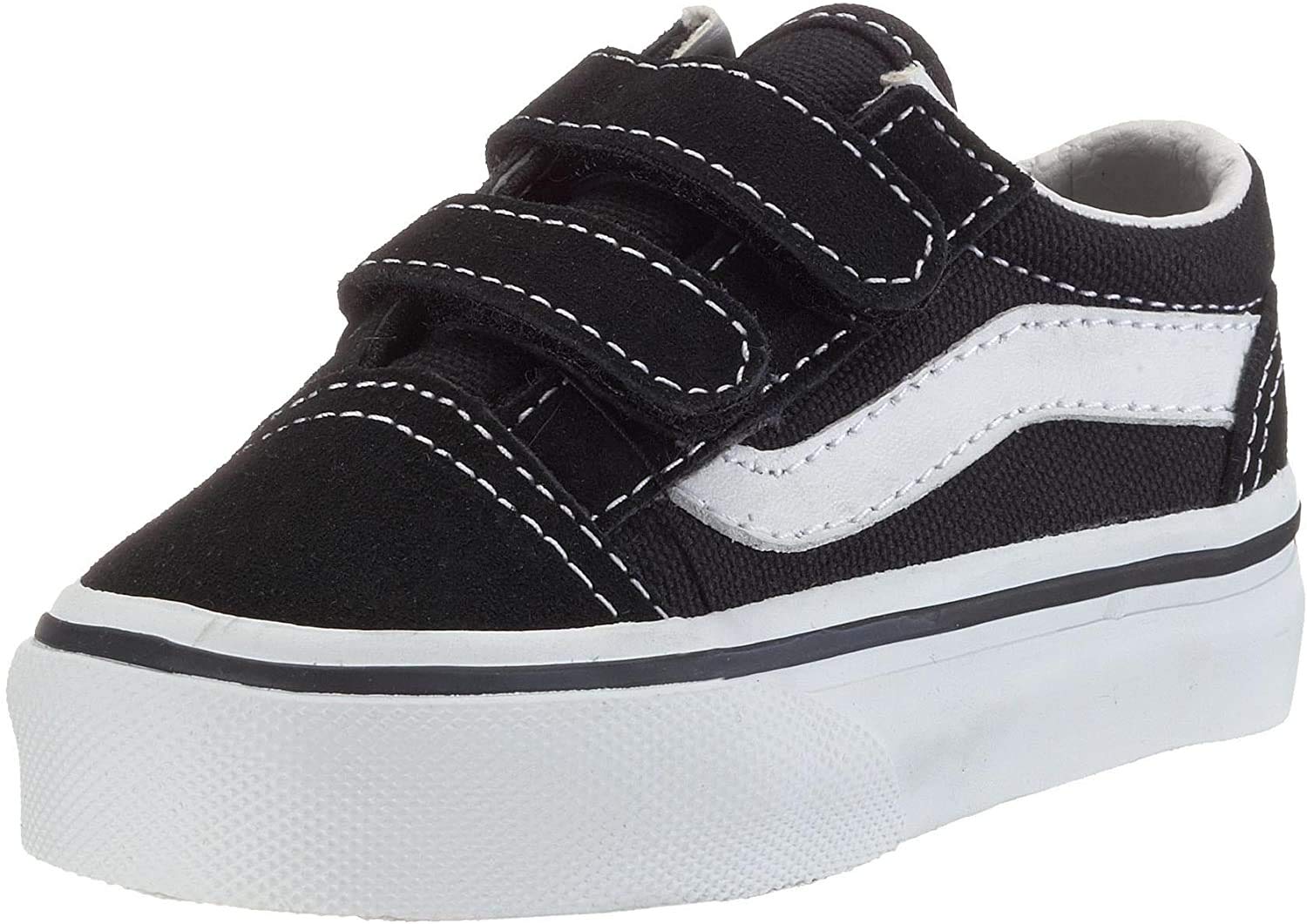 

Vans Old Skil Skate Американский размер Маленькие черные детские туфли, 3, Детский, Цвет