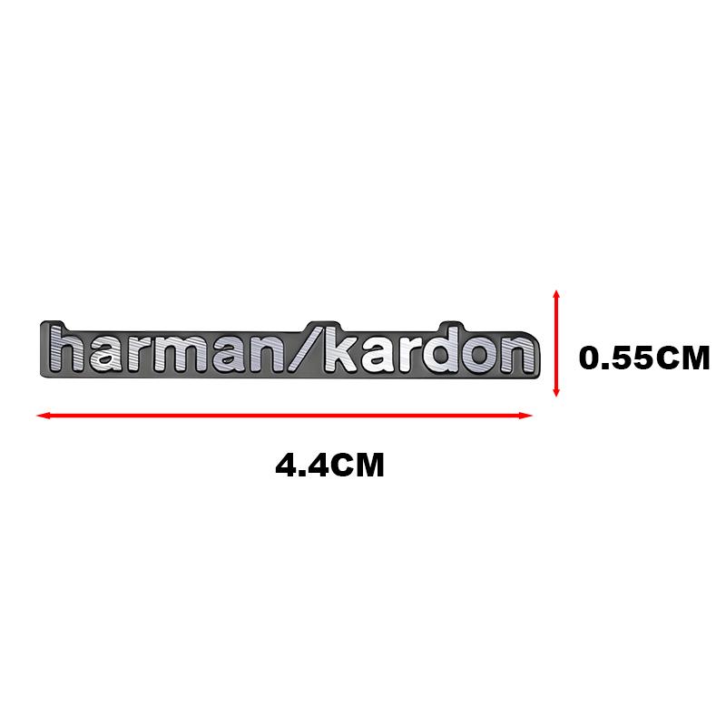 

2/4pcs High-quality Harman Kardon metal automotive accessories, high-fidelity audio speakers, and stereo audio emblem stickers small-2pcs
