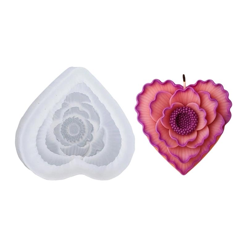 Flexible Textured Pattern Candle Mould for Candle Soap Making, Home Decoration , Project Practice, and Daily Studio Use
