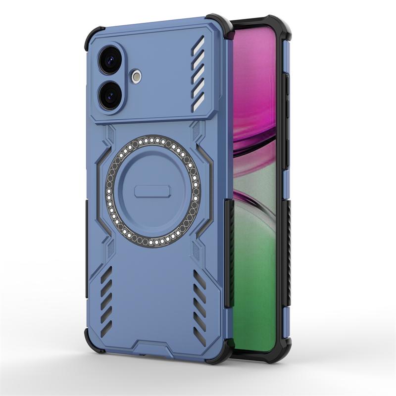 For Samsung Galaxy S26 Plus Case Samsung S26 Plus Armor PC Magnetic Adsorption Wireless Charge Cover For Samsung S26 Plus Case