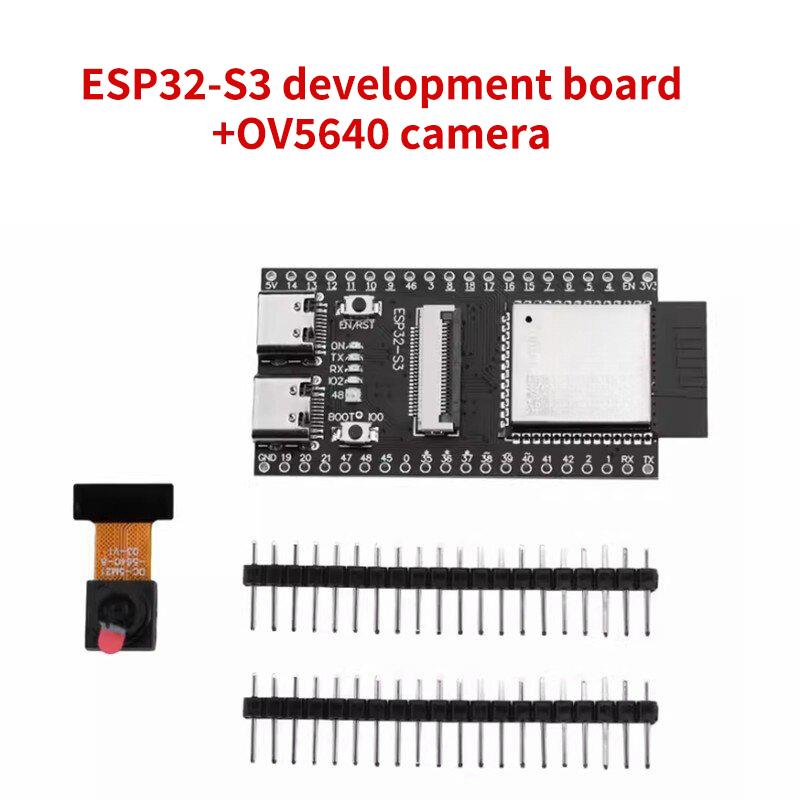 

Плата розробки Esp32-S3 Cam Модуль Wifi Bluetooth Вбудований Esp32-S3 N16R8 Камера Ov2640 Ov5640 Ov3660 Подвійний інтерфейс Type-C