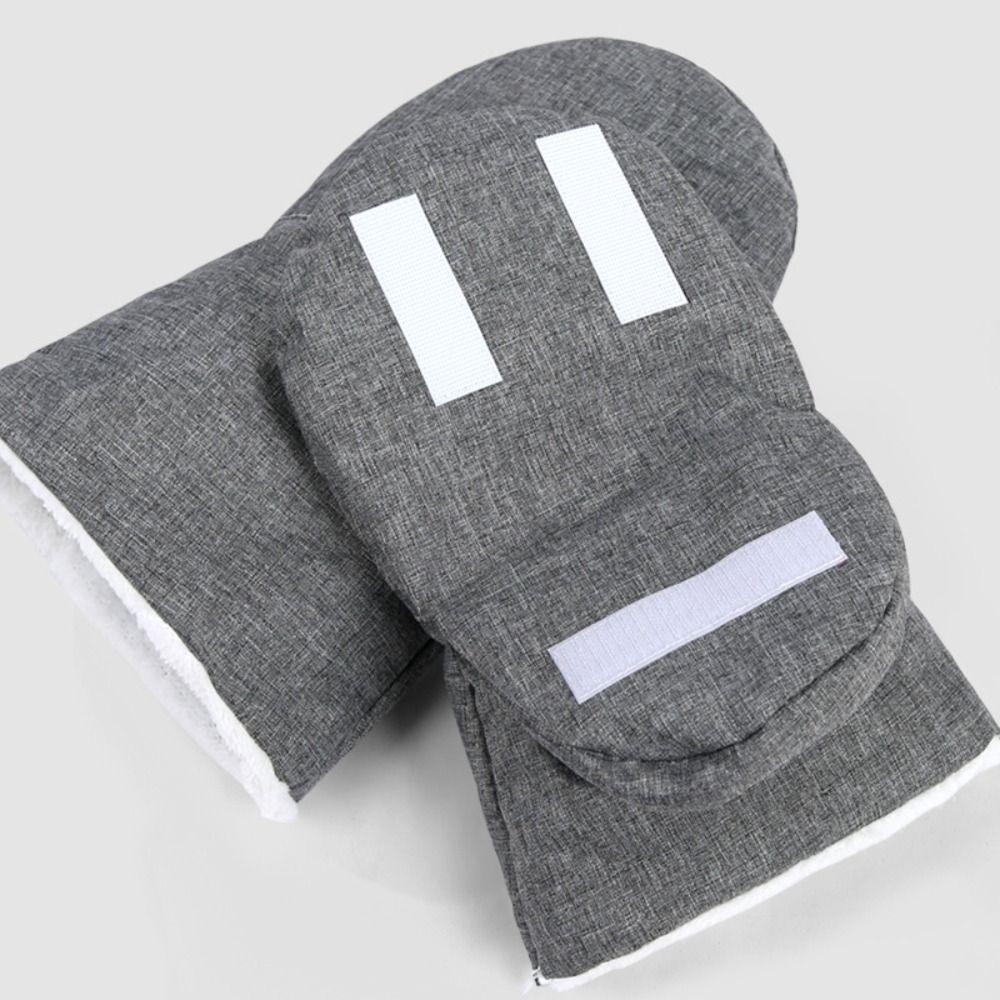 Warm Fleece Lined Pushchair Mittens Waterproof Nylon Exterior Pram Hand Warmers  Shopping Trip