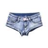 Tie-Dye Low-Rise Denim Shorts - Sexy Butt-Lifting Clubwear for Women