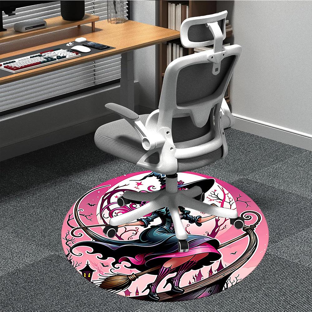 

1pc Witch, Broomstick Chair Carpet for Office, Non-slip, Soft and Durable Leisure Rug, Perfect for Office, Living Room yy251103144 80cm by 80cm