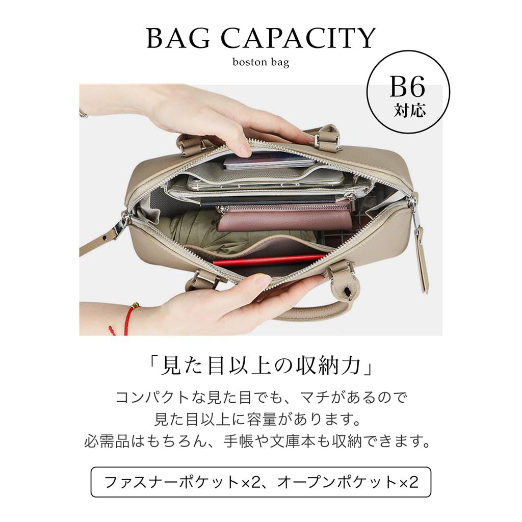 TOENCOUNTER 2-Wege Boston Tasche, Horizontale Tasche, Damen Handtasche Umhängetasche, Elegante Spaltleder Tasche aus Rindsleder 55185-CAMEL