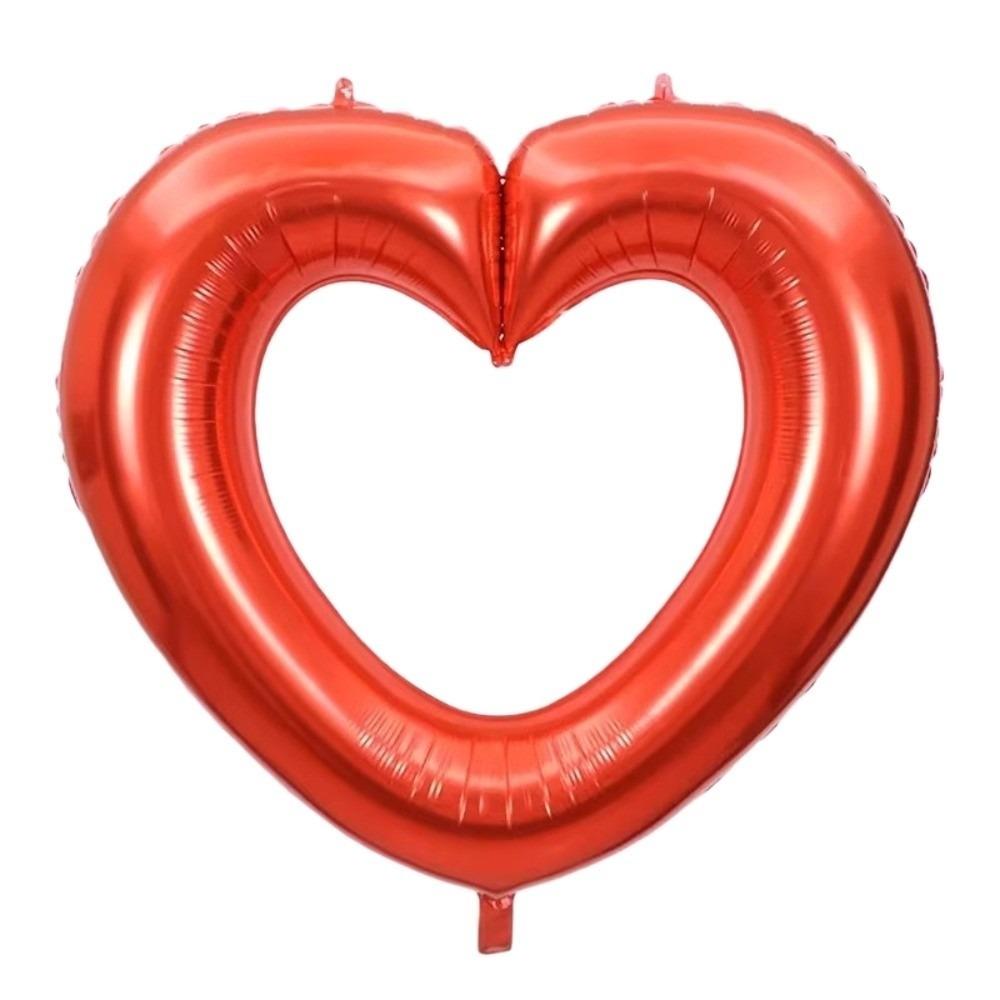 

Inflatable 40 Inch Heart Balloon Metallic Heart Chain Balloons Engagements червоний