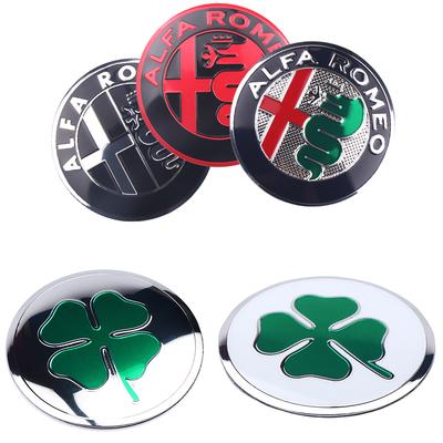 2026 Hot FOR 56mm For Alfa Romeo 159 156 Stelvio 147 Sportiva GT Mito Giulia Giulietta Metal Emblem Car Hub Stickers