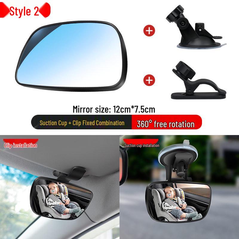 360° Rotating Baby Rearview Mirror for Cars