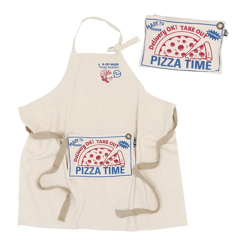 

И Компактный Стильный Фартук 80 x 80 67118, Хранение, Прибл.. см, Пицца, Натуральный, бежевый