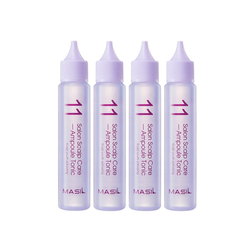MASIL 11 Salon Scalp Care Ampoule Tonic Soothing & Refreshing Treatment 30ml*4ea