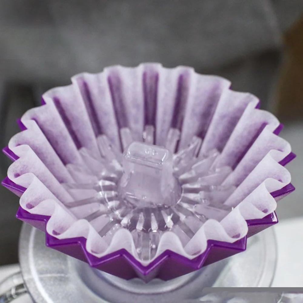 Papírový filtr ve tvaru V Univerzální Ručně vařený Kávový Filtrační Papír Lisovací Artefakt Dvojúčelové Těžítko Barové Kávové Příslušenství