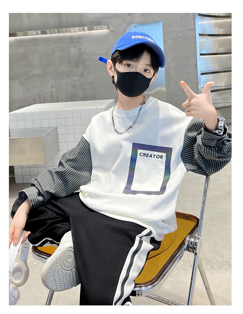 Boys' Autumn Sweatshirt 2025: New Fall Style for Middle and Big Kids